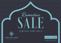 Ramadan Sale Postcard Image Preview