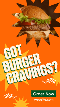 Burger Cravings Instagram Reel Image Preview