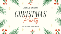 Artsy Christmas Party Video Design