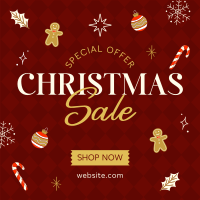 Christmas Eve Sale Instagram Post Design