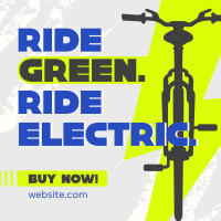 Green Ride E-bike Linkedin Post