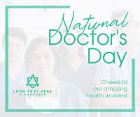 Celebrate National Doctors Day Facebook Post