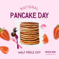 Berry Pancake Day Instagram Post