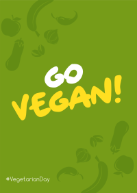 Go Vegan Poster