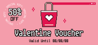 Pixel Shop Valentine Gift Certificate