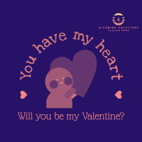 Valentine's Heart Instagram Post