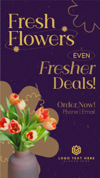 Fresh Flowers Sale YouTube Short