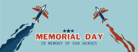 Memorial Day Air Show Facebook Cover Design