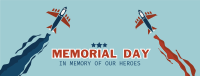 Memorial Day Air Show Facebook Cover Image Preview