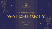 Quirky Watch Party Animation