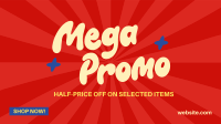 Vintage Mega Promo Facebook Event Cover Design