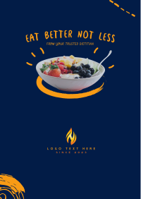 Eat Better Not Less Flyer