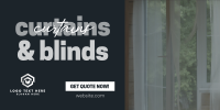 Curtains & Blinds Business Twitter Post