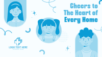 International Family Day Greeting Animation