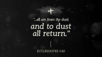 Ash Wednesday Verse Animation