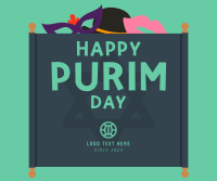 Happy Purim Facebook Post Image Preview