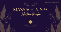 Floral Massage Facebook Ad