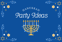 Hannukah Celebration Pinterest Cover Image Preview