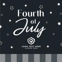 Fourth of July Linkedin Post Design