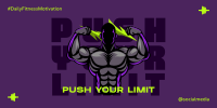 Push Your Limit Fitness Twitter Post