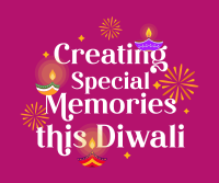 Diya Diwali Wishes Facebook Post