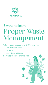 Proper Waste Management Instagram Story