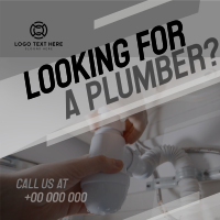 Best Plumbing Experts Linkedin Post Design