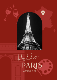 Paris Holiday Travel  Poster