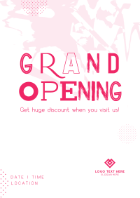 Grungy Streetwear Opening Flyer