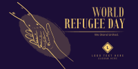 We Celebrate all Refugees Twitter Post