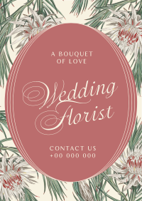 Vintage Wedding Florists Flyer