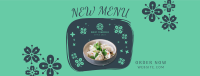 Floral Chinese Food Facebook Cover Image Preview