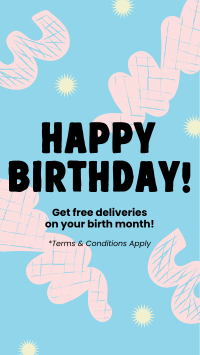 Birthday Delivery Deals Instagram Story