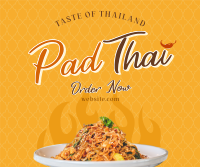 Authentic Pad Thai Facebook Post