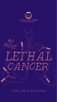 Lethal Lung Cancer Instagram Story