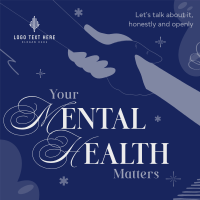 Mental Health Podcast Instagram Post