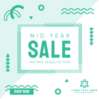 Mid Year Sale Instagram Post