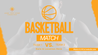 Upcoming Basketball Match Animation Image Preview