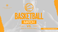 Upcoming Basketball Match Animation