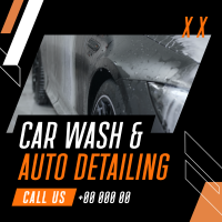 Car Wash Auto detailing Service Linkedin Post Design