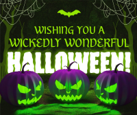 Halloween Greeting Facebook Post