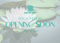 Yoga Studio Opening Postcard