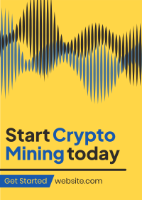 Cryptocurrency Market Mining Poster