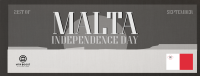 Malta Independence Day Landmark Facebook Cover Image Preview