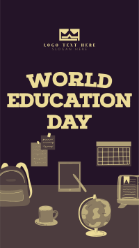 World Education Day Instagram Reel Image Preview