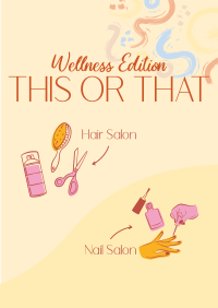 This or That Wellness Salon Flyer