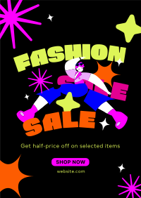 Quirky Fashion Sale Flyer Design