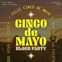Cinco De Mayo Block Party Instagram Post