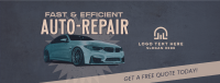 Modern Professional Mechanic Facebook Cover Image Preview