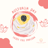 Australia Day Pavlova Instagram Post